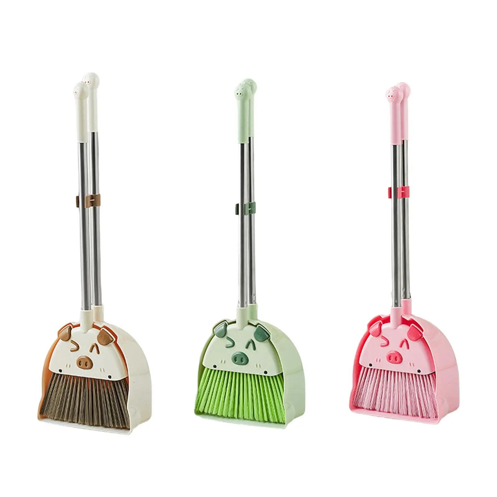 Household Mini Kids Broom and Dustpan Set Little Housekeeping Helper Set