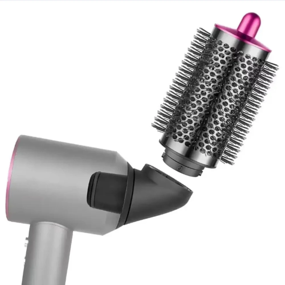 مرفق فرشاة شعر كبيرة الحجم على الموضة جديدة 360 درجة °   دوران للتصفيف المرن يعزز الحجم والنمط بسهولة