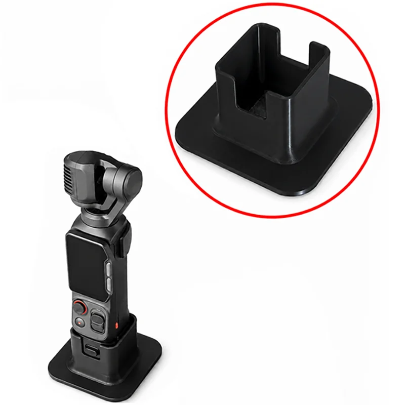 1PCS For Insta360 Luna Ultra 3D Printed Static Base Stand Desktop Mount Seat Threaded Handle Support USB Charging Port Accessory