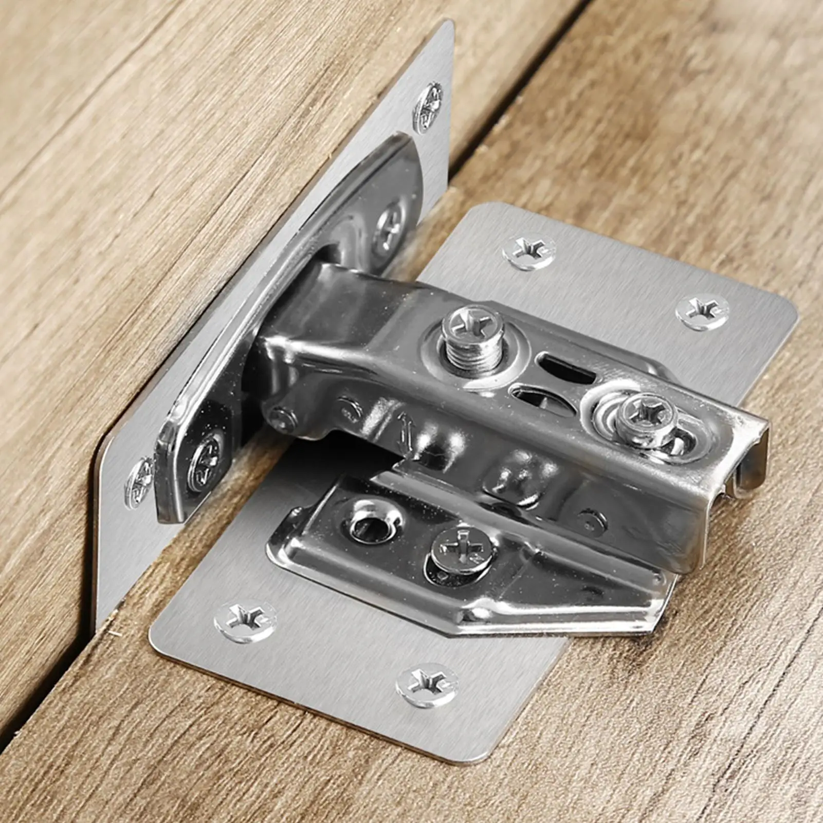 Repair Fixing Plates Thickened Fixing Plates Hinge Repair Plate Heavy Duty Replacement Kit Rust Resistant Brackets Kit