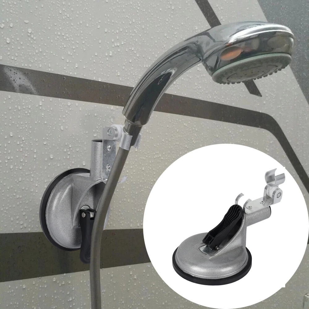 

1Pc Caravan Shower Holder for RV Caravan Boat Suction Cup Shower Bracket for Camping Rv Outdoor Suction Cup Shower Head Stand