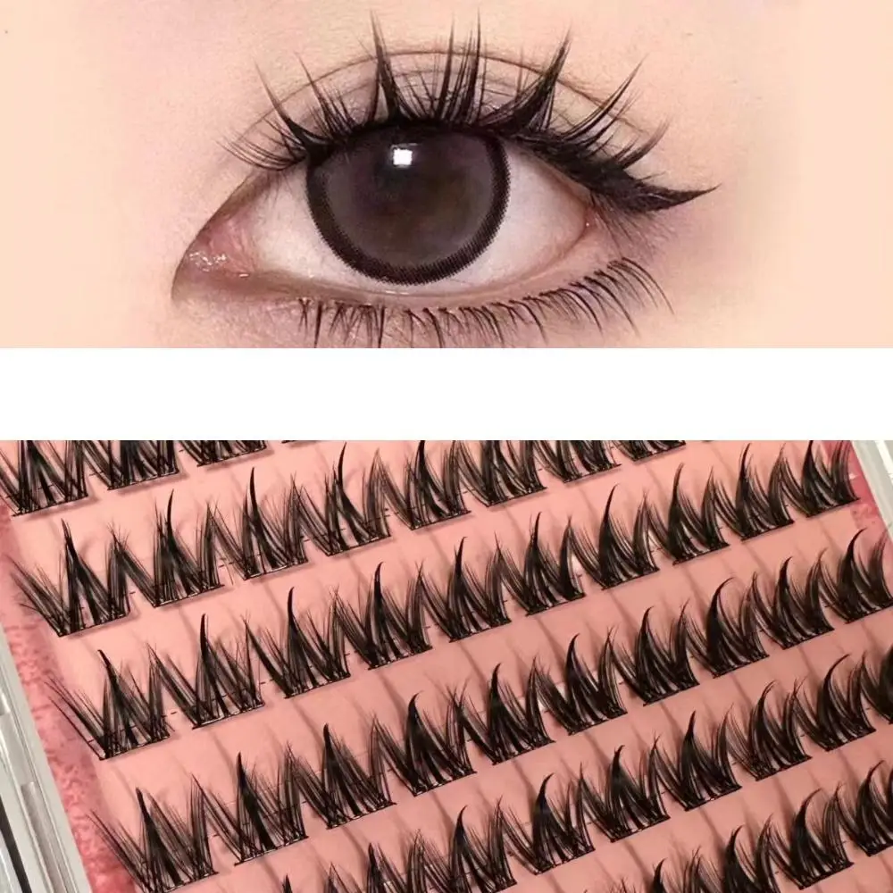 Fashion  Natural Glue Free False Eyelashes for Women High Quality Easy To Apply Long Lasting Single Cluster Curled Suitable