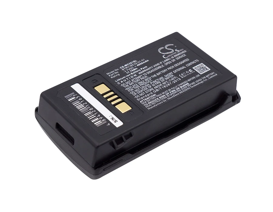 4800mAh Battery for Zebra Barcode Scanner MC3200, MC32N0, MC32N0-S