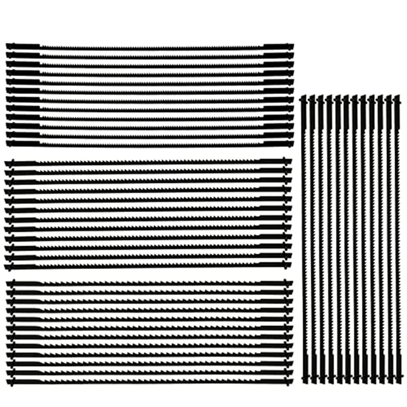 A61Z Offerte Set di 48 lame per sega a scorrimento Sostituzione dell'estremità del perno della lama per sega a scorrimento da 5 pollici per legno metallo