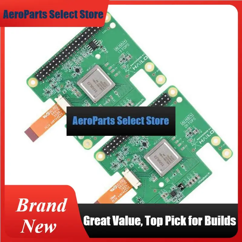 AeroPartsHot-For Raspberry Pi 5 AI HAT+ Official-Original Hailo8l Pcie M.2 HAT+ 13Tops AI Board Kit For Raspberry Pi5