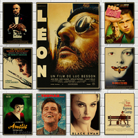 Hot Classic Movie Poster Leon Godfather TV Film Prints Posters Vintage Home Room Club Wall Decor Gift Art Picture Retro Painting