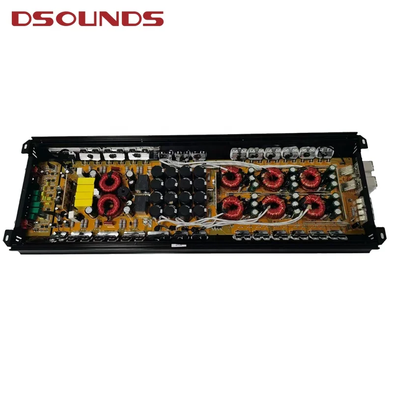 مضخم صوت السيارة بتصميم كوري 5000Wrms at 1Ω مضخم صوت جهير قطعة واحدة مضخم صوت السيارة لمضخم صوت السيارة