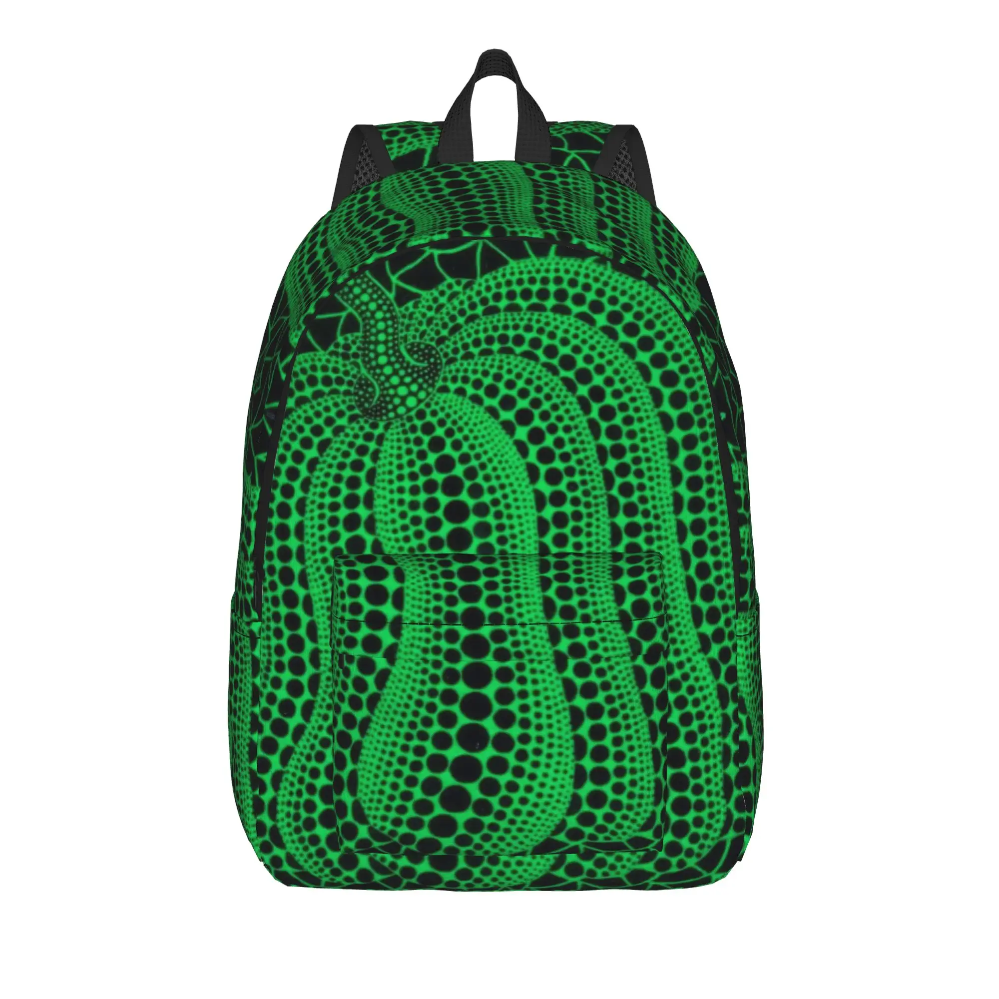 

Pumpkin Yayoi K-Kusama Classical Backpack Lightweight High School Hiking Travel Daypack for Men Laptop Computer Shoulder Bag