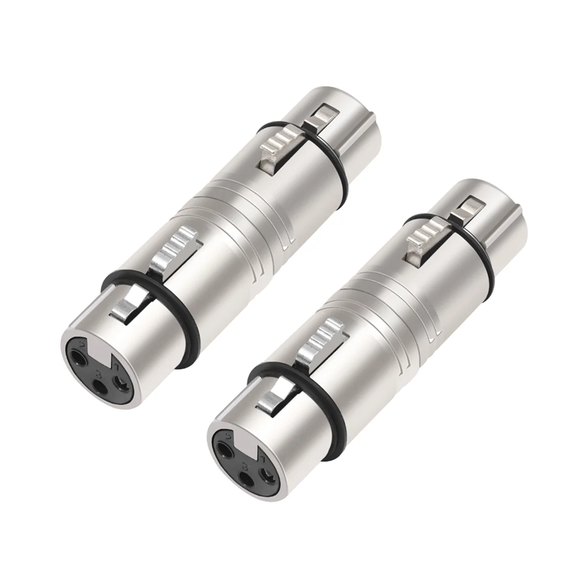 2 Pack XLR Female to Female, 3 Pin XLR Female to 3 Pin XLR Female Gender Changer Connector for Microphone,Stereo,Mixerr‘-AA68