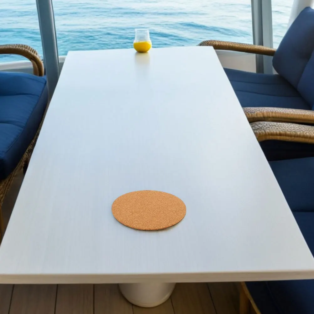 

4Pcs Round Cork Absorbent Coasters Multipurpose Plant Pot Mats Table Protection Indoor Drink Coaster Round Table Mats