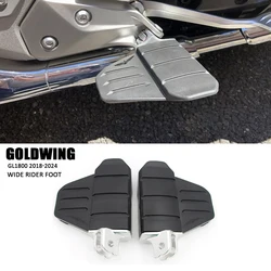 Gold wing GL1800 Accessories Wide Rider Foot pegs For Honda GL 1800 2018-2024 Footrests Tour DCT Motorcycle  Highway Peg Mounts