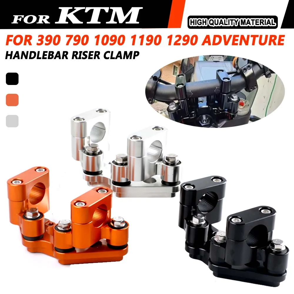 

For KTM 390 790 1090 1190 1290 Adventure S T R Handlebar Shock Stabilizer Absorber Heightened Move Back Handlebar Riser Clamp