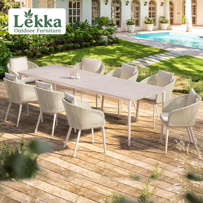 

Customized Outdoor Rattan Tables And Chairs, Villa Garden Furniture, Balcony, Open-air Homestay Outdoor Balcony Rattan Chairs