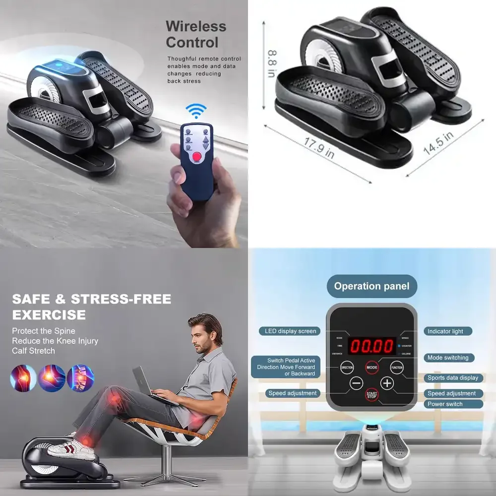 WAP01  Electric Stepper for Home and Office Rehabilitation Training Senior Fitness Equipment Elliptical Trainer Exercise