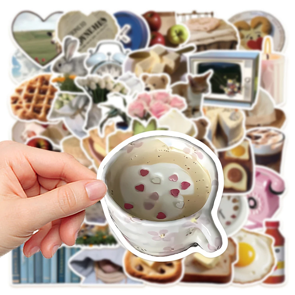 10/30/50 قطعة كوريا INS نمط لطيف الكرتون ملصقات الجمالية الكتابة على الجدران الشارات ل لوح التزلج الأمتعة المحمول DIY لاصقة تزيين