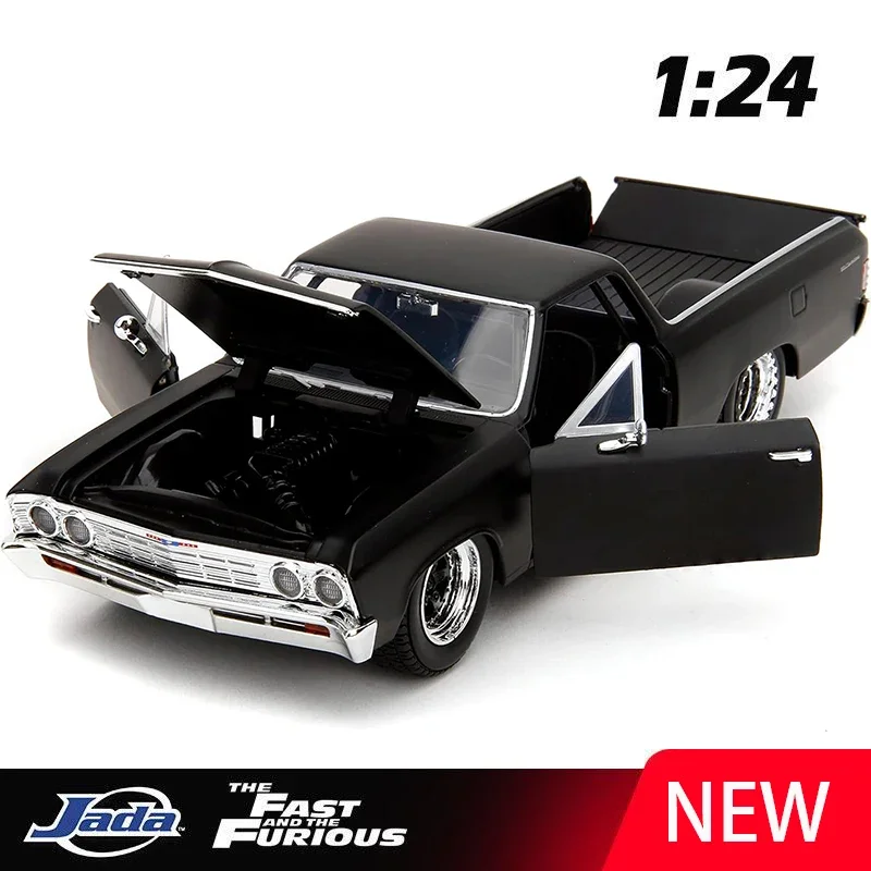 

JADA 1:24 EL CAMINO 1967 Alloy Car Diecasts & Toy Vehicles Car Model Miniature Scale Model Car Toys For Children