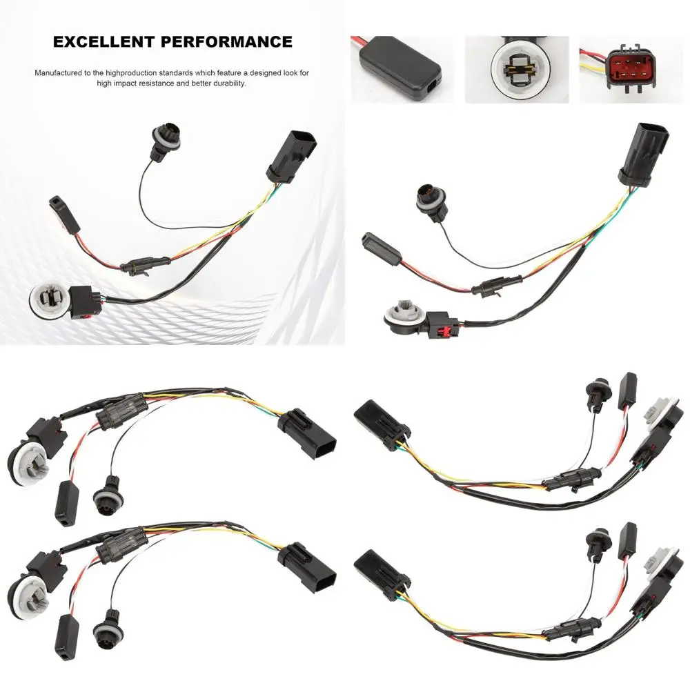 

2013-2022 RAM 1500, 2013-2018 RAM 2500/3500, 2019-2023 Ram 1500 Классический жгут проводов задних фонарей в сборе для заводского заднего фонаря