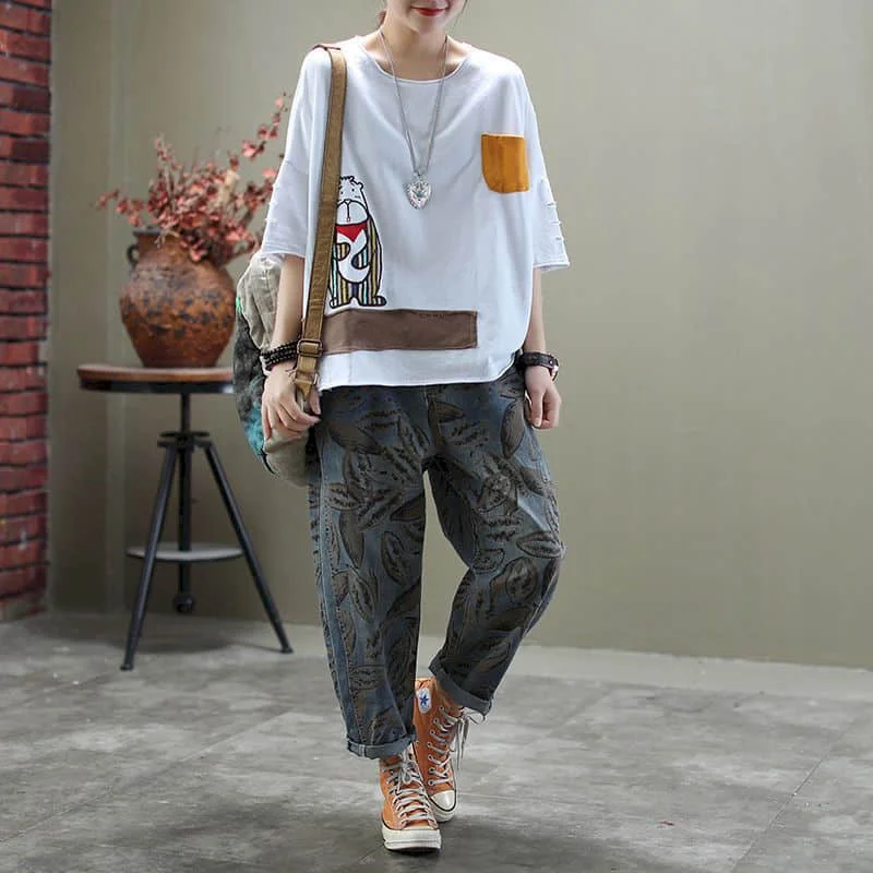 Women's Oversized T-Shirt | Loose Fit Short Sleeve Basic Tee | Plus Size Summer Tunic & Casual Top