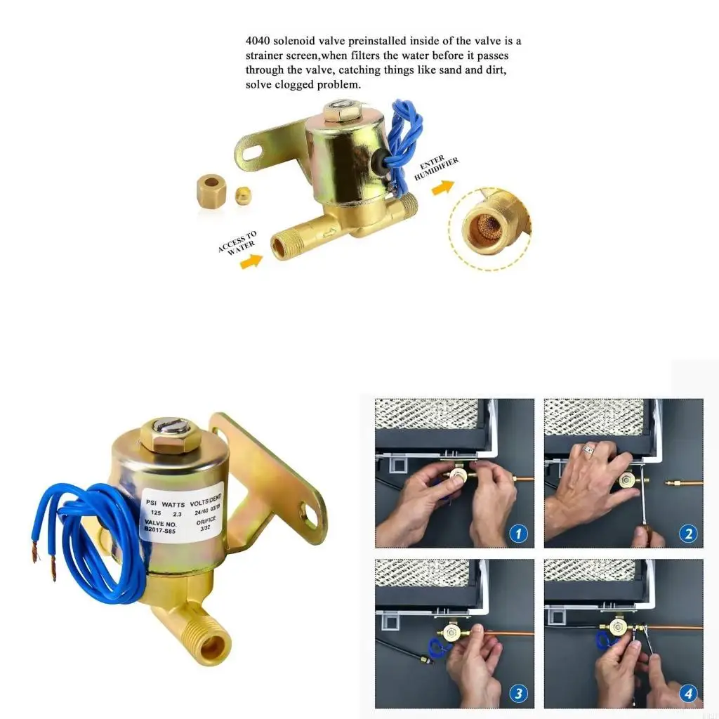 F92F Увлажнительные водные соленоидные клапаны Замена 4040 B2017-S85 B2015-S85 для апреля 600 700 600A 220 224 400 500 600 600M