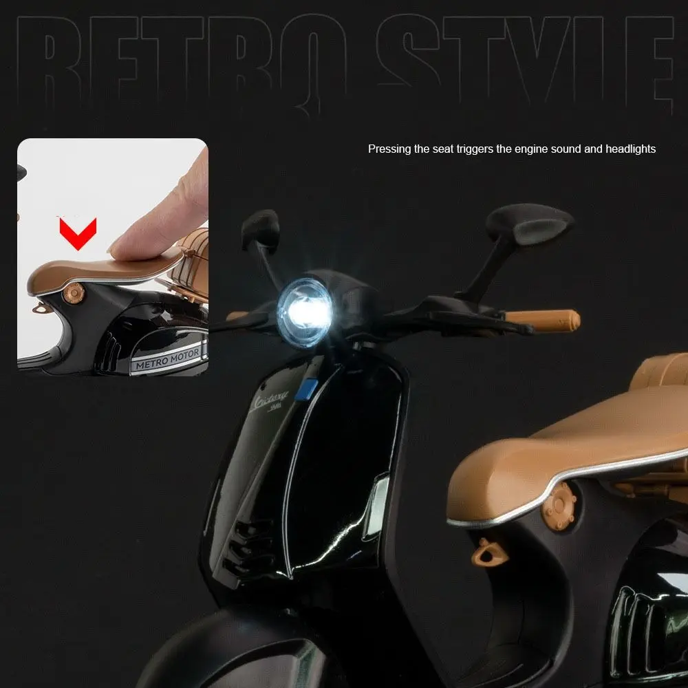 

Alloy 1:12 Alloy Motorcycle Model Diecasts Vehicle Early Learning Retro Motorcycles Cars Toys Crafts Collection