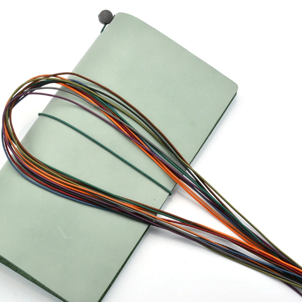 

4pcs Black Elastic Bands For A5 Notebooks Heavy Duty Stretchy Fabric Ropes With Metal Buckle Diy Hand Account