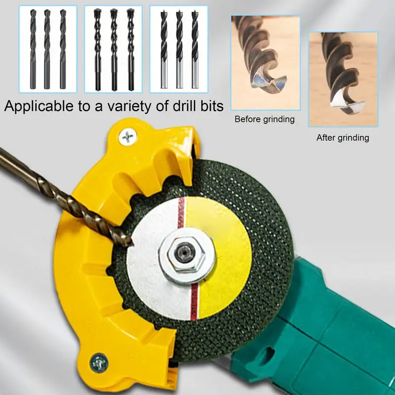 4-12mm Electric Drill Grinder Multipurpose Drill Bit Grinding Sharpener Polish Tool Parts Adjustable Drill Sharpener ﻿