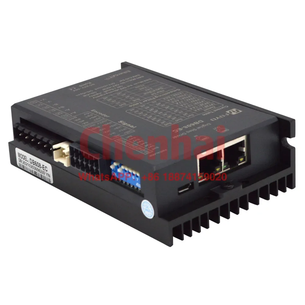 EtherCAT-controlador de motor paso a paso de bucle cerrado, servo fácil, DB608-EC DC50V con soporte de corriente de 6.0A, protocolo estándar CoE/CiA 402