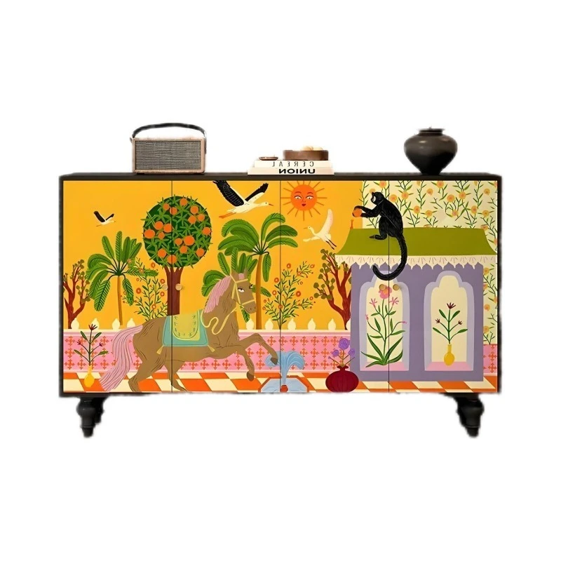 

painted solid wood customization, dining side cabinet, living room homestay locker, bedroom storage cabinet, shoe cabinet