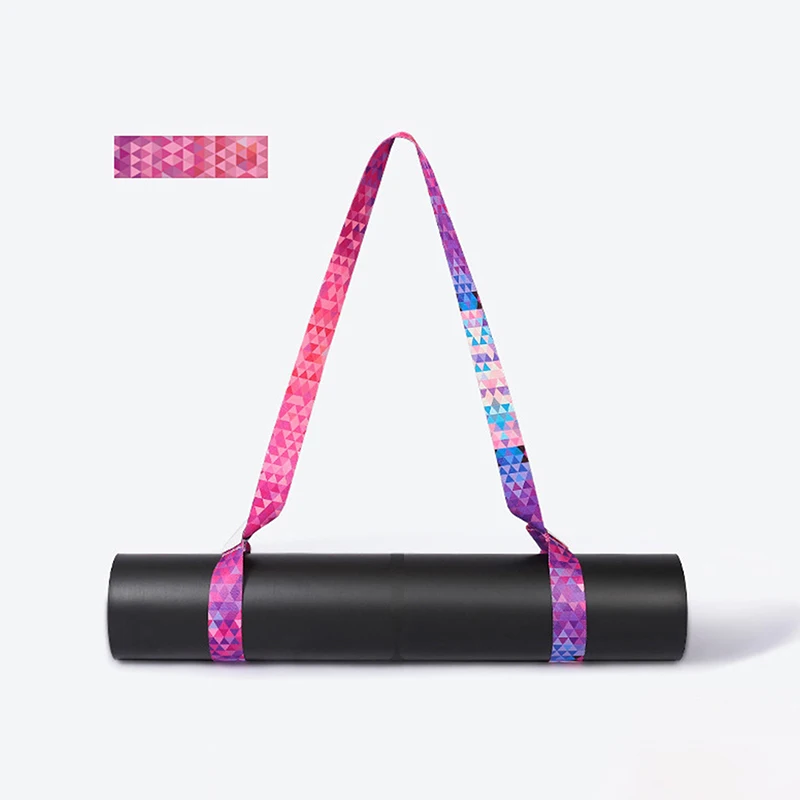 Yoga Mat Strap Belt Adjustable Sports Sling Shoulder Carry Strap Belt Exercise Stretch Fitness Equiment Elastic Yoga Belt Hot