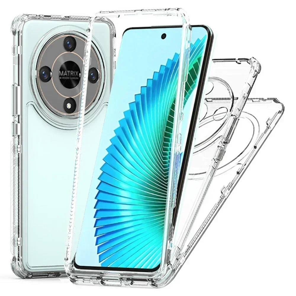 

Honor X9b X8b X7b X6b X9a X8a X6a Plus 5G Crystal Case For Huawei Honor Magic 6 5 Lite Back Cover Honor 90 Smart 90Lite Funda