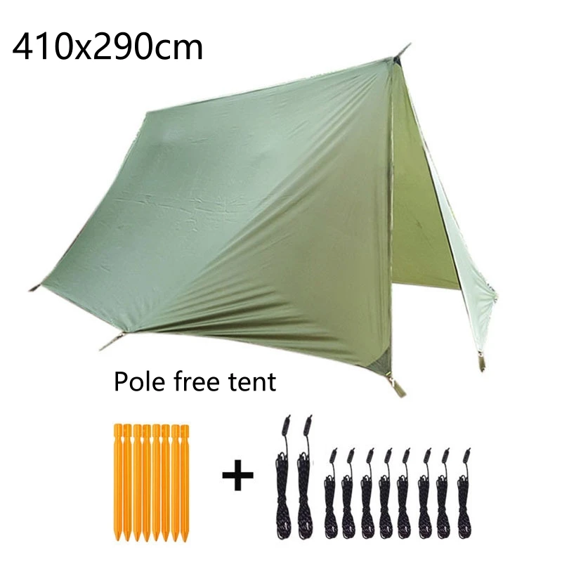 Canopy tent Sunshade Outdoor Awning Camping Waterproof Tents For Lightweight Camping Mat Nature Hiking