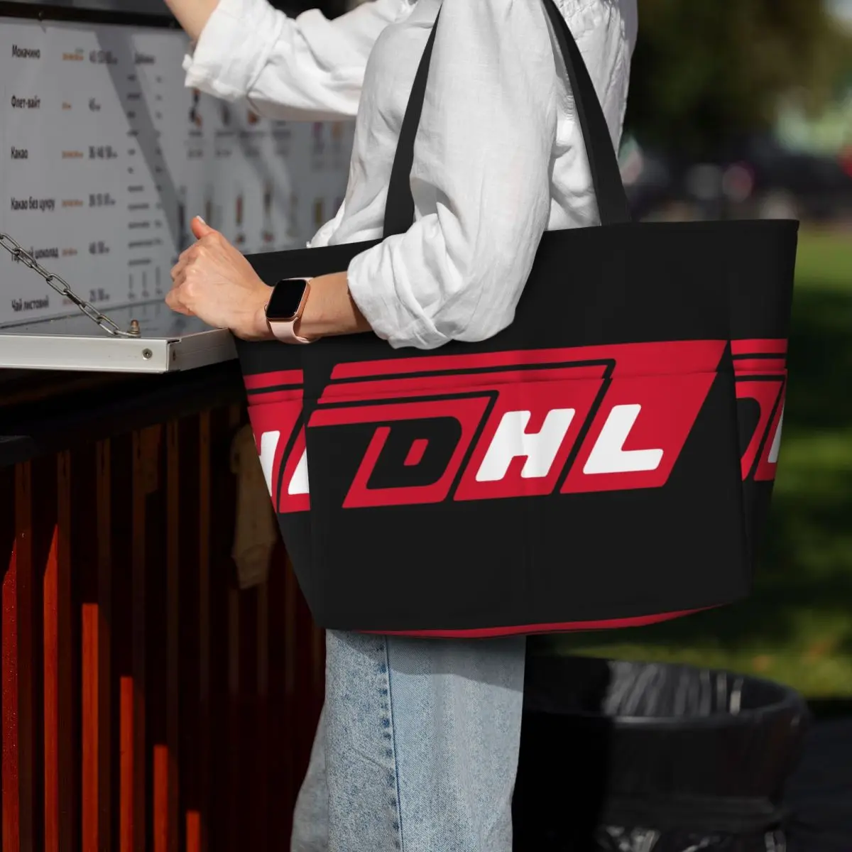 Global Express DHL Beach Tote Bag Sport Gym Yoga Duffle Large Tote Bag Women Travel Bag Fitness bag