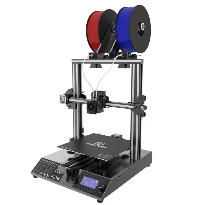 Geeetech 3D 프린터, 혼합 색상 인쇄 기능, 필라멘트 감지기, 자동 레벨링, 3D 프린터 DIY 키트, A20M, 2 in 1out