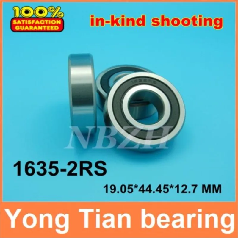 

NBZH bearing(1pcs) High Quality Inch Bearings 1635-2RS 3/4"x1 3/4"x1/2" Inch 19.05*44.45*12.7 Mm