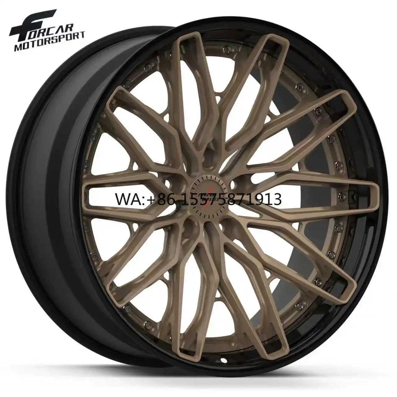 

Customized Forged Two-Pieces Wheel Rims Alloy Wheels for Personal Use