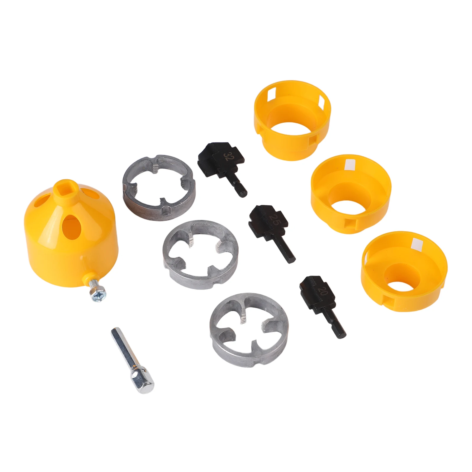 

Подъемное ступенчатое сверло PPR с шестигранным хвостовиком, инструмент для подключения водопроводных труб для пластиковых труб из ПВХ, 20/25/32 мм, полный открытый процесс