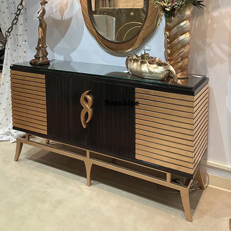 

Американский свет, роскошный входной шкаф, украшение для прихожей, современная вилла, элитная гостиная, хранилище у стены