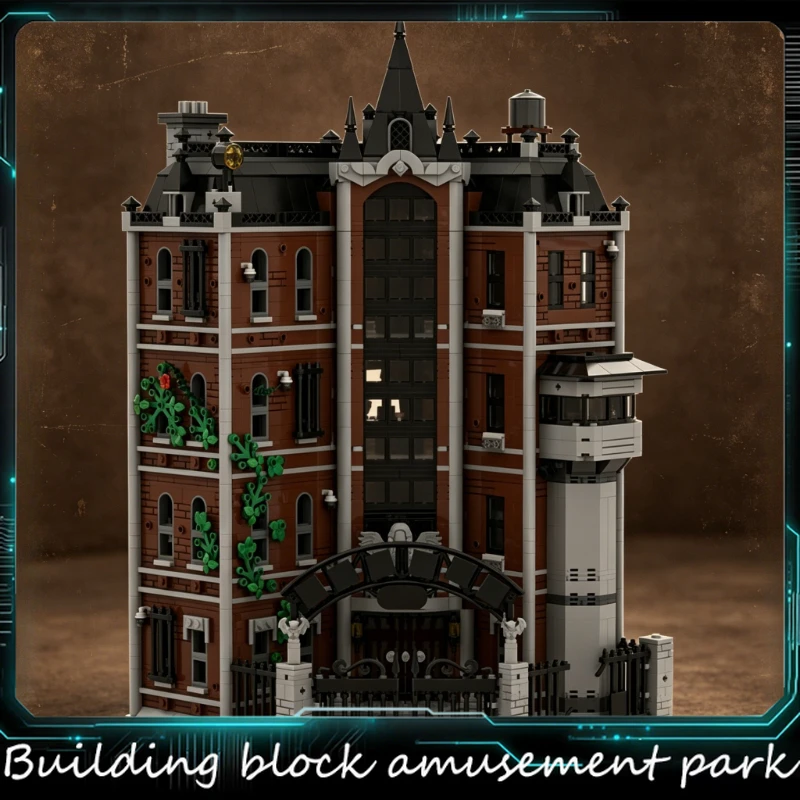 

4691PCS Construction Arkham Addition MOC Customize Modular Building Block Brick Simple Educational DIY Holiday Toy Gifts