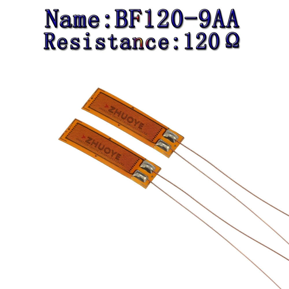 10pcs weighing sensor Strain Gauge BFBHF120-9AA resistance high-precision resistance 120Ω Weighing pressure Strain gauges