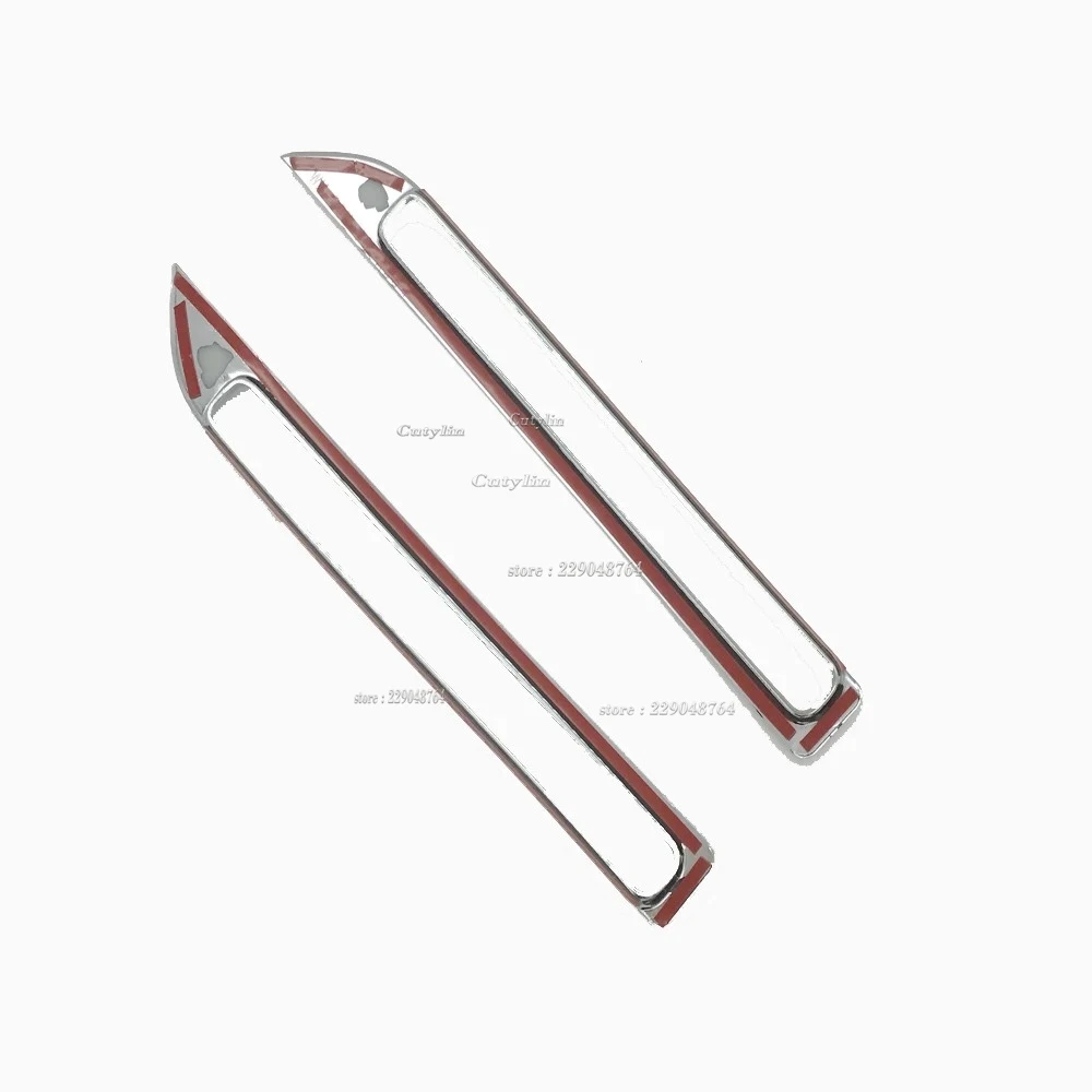 For Honda Vezel HR-V E:HEV 2021 2022 2023 Chrome Front Rear Fog Light Foglight Lamp Cover Trim Bumper Decoration Car Styling