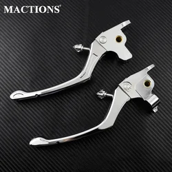 Chrome Brake Clutch Lever Regulator Clutch Set For Harley Touring 2017-Later Street Road Glide FLHR FLTRX and 2019 Trike Models