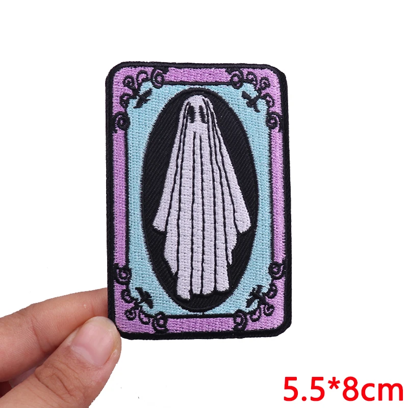 الكرتون/الشخصية إلكتروني التصحيح بقع لاصقة حرارية للملابس ملصقات لا بقع التطريز الذعر على الملابس الديكور #5