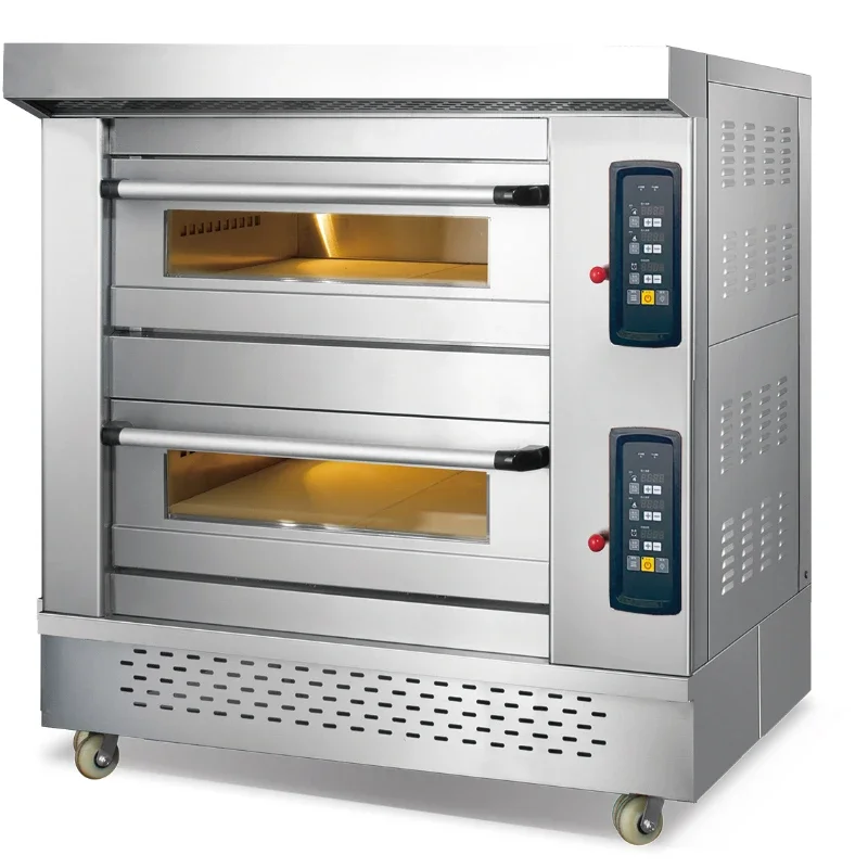 

High quality Rational combi gas commerical oven 2 deck 4 tray luxury electric oven for bakery price philippines