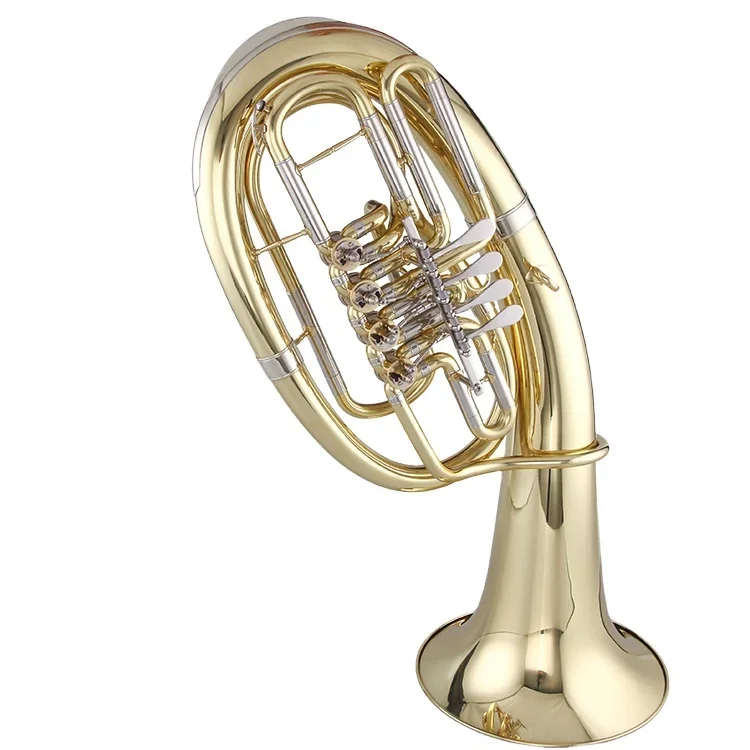 

4 Piston Bb Tone Musical Instrument Euphonium