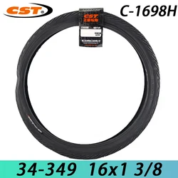 CST 16x1 3/8 34-349 Small Wheel Folding Bike Tires for Brompton 349 16 inch Outer Tires C1698 60TPI BMX Folding Bicycle Tires