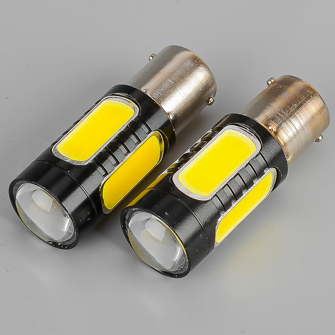 

2 шт. золотисто-желтый автомобильный грузовик светодиодный указатель поворота 1156 7506 1156A P21W BA15S 12-24 В