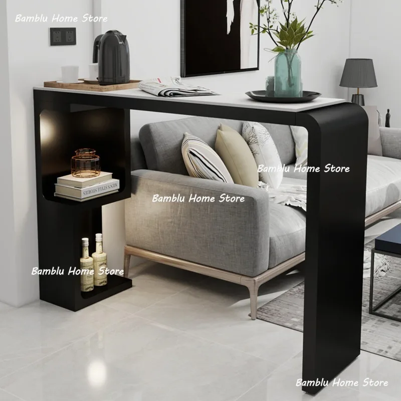 

Balcony Casual Small Bar Tables Cream Style Simple Coffee Shop Bar Tables Retro Household Furniture Mesa De Jantar YS40CC