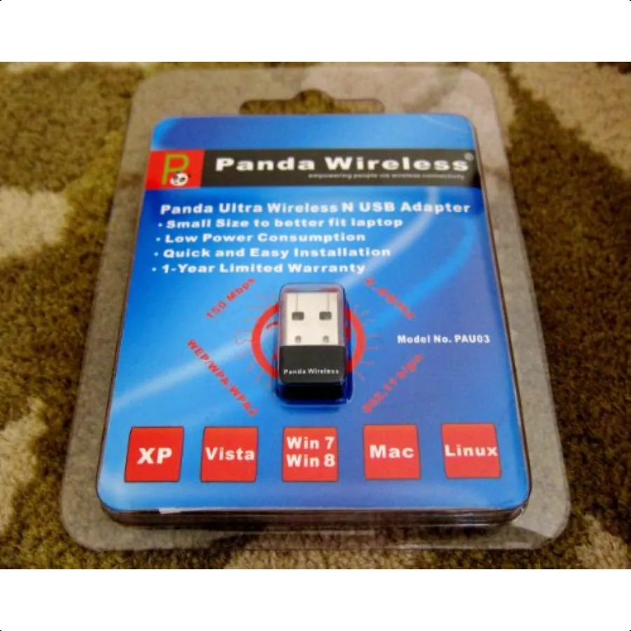Ultra WiFi b g n 150Mbps WirelN 2.4 جيجا هرتز USB محول Windows 7 8 10 11 Zorin Mint Ubuntu Fedora Centos Kali Linux و Raspbian