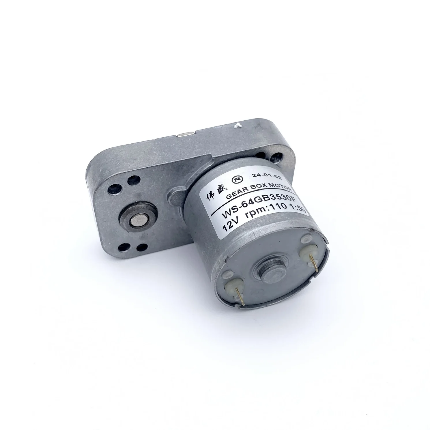 Right Angle DC Deceleration Gear Motor 12V 24V 520/3530 DIY Display Rack With Brush Low-speed Motor