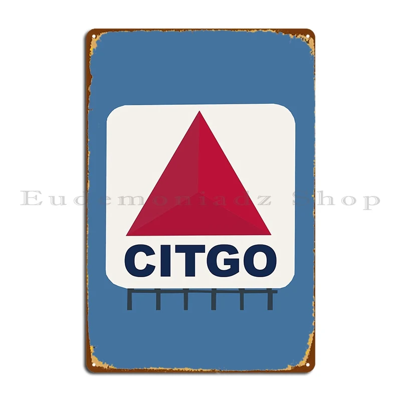 fenway citgo sign Metal Sign Wall Pub Rusty Wall Decor Garage Designing Tin Sign Poster